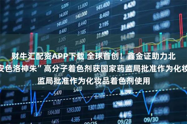 财牛汇配资APP下载 全球首创！鑫金证助力北京尚捷优蓝“安色洛神朱”高分子着色剂获国家药监局批准作为化妆品着色剂使用